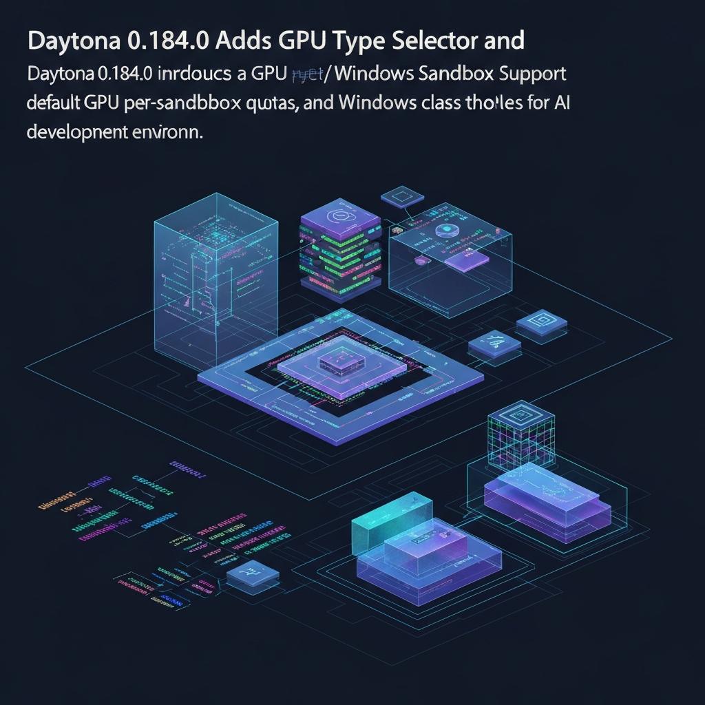 Daytona 0.184.0 Adds GPU Type Selector and Windows Sandbox Support